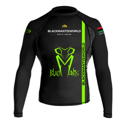 BLACKMANTISWORLD Performance Rash Guard – Long Sleeve