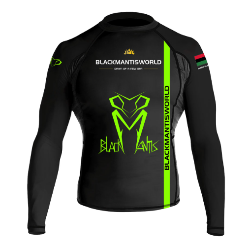 BLACKMANTISWORLD Performance Rash Guard – Long Sleeve